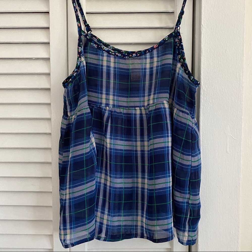 tartan sheer tank